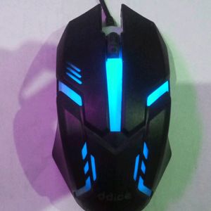 Gaming Mouse With RGB LED Light