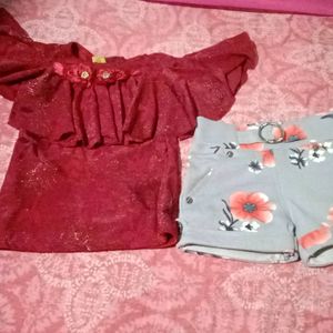 2 Set Top And Pant For Girls