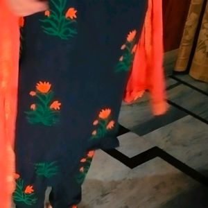 Trouser Suit With Full Pure Dupatta No Damage Some