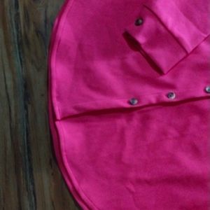 H & M Hot Pink Ripped Shirt For Women