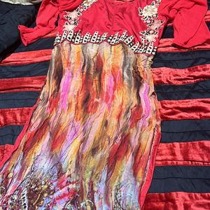 3xl Kurta N Dupatta Set