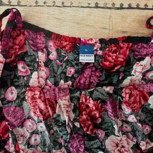 Old Navy Women's Sleeveless Print Ruched Cami Top