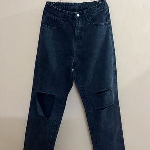 Shein Jeans In Charcoal Colour