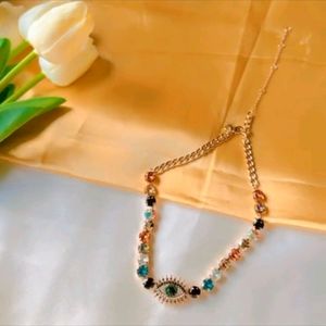 Evil Eye MULTI STOBE Necklace