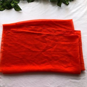 Orange Embroided Saree(Women’s)