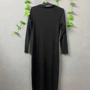 Black Moss Shirt Dress