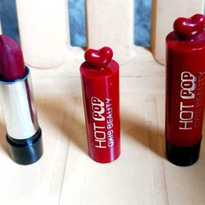 3 Peace Combo Matte Lipsticks In Different Types