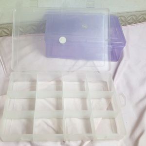 2 Multi Purpose Plastic Storage Box