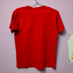 Red Printed T-shirt