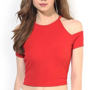 Red Crop Top