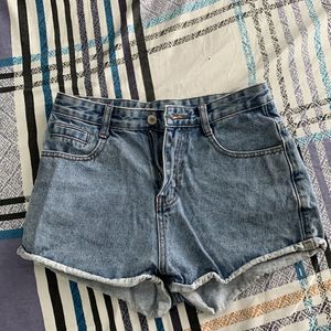 Blue Denim Shorts