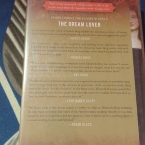 The Dream Lover Novel By Elizabeth Berg