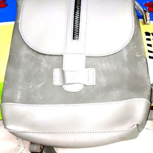 Grey stylish bagback[Bought from Bali]