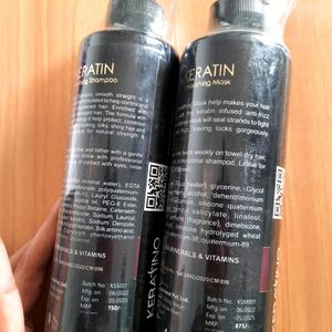 600ml Unused keratin shampoo combo