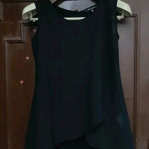 Black Style Back Top