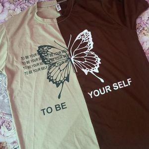 Butterfly T-shirt For Women/Girl