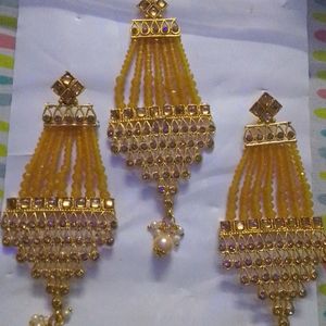 Earrings With Maangtika