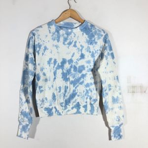 White&Blue Tie&Dye T-Shirt (Women’s)