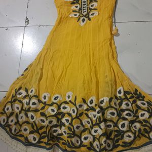 Gown With Leggins And Dupatta