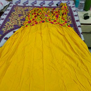 Yellow kurti