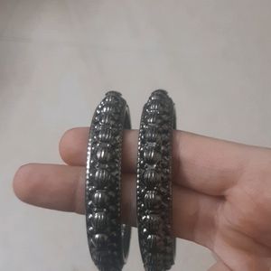 Black Metal Bangles