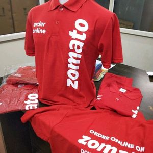 Zomato Bag And Tshirt New Packed.