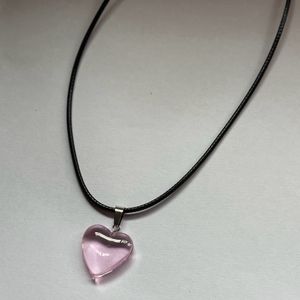 Pink Heart Necklace