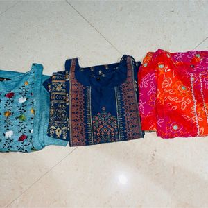 3 Maternity Kurti Combo