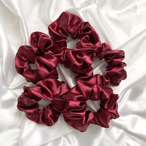 Fluffy Satin Scrunchies