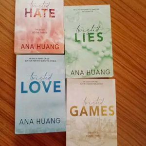 Twisted series,  Love + Hate + Game + Lies  by Ana