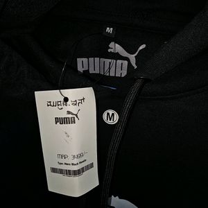 PUMA MENS BLACK HOODIE (Size M)