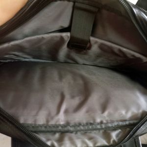 Black Leather Laptop Bag