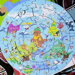 Brand New *** World Map Puzzle 🧩 For Kids