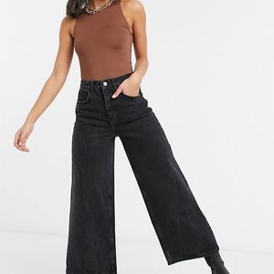 Black H&M Wide Leg Jeans