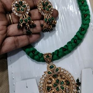 Neck Piece And Earrings Set