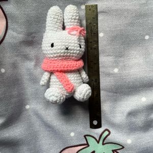 Crochet Small Miffy Plush With Scarf