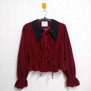 🎀Cute Velvet Top🎀