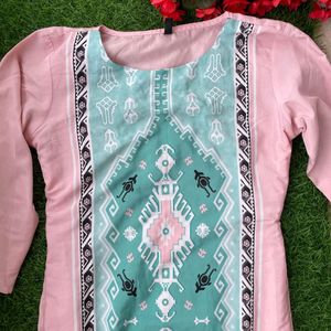 Pink 🩷 Kurti For Girls