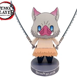 Anime Demon Slayer Inosuke Chibi Figurine(Paper)