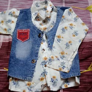 baby boy shirt with jacket