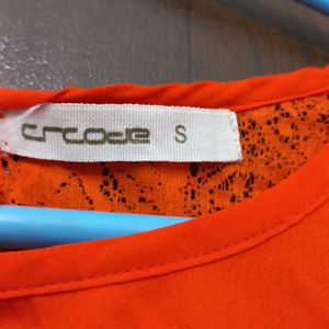 Orange Uniqe Top