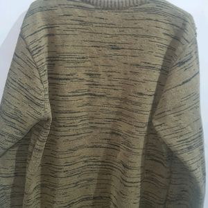 Army Color Sweater In Olive Nice Hai Like A New