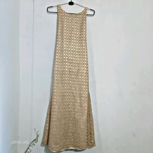 Sleeveless Ethnic Gown