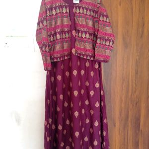 Mauve Kurta