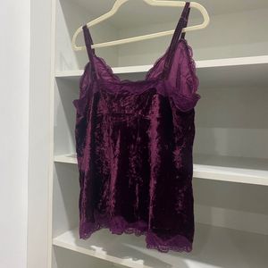 Gloria Vanderbilt Velvet Top