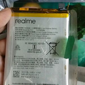 Real Me Battery Working Condition