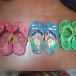 Pairs Of 3 daily Wear Slippers