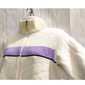 Woolen Zipper Sweater for Women's