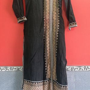 Black Cotton Kurti