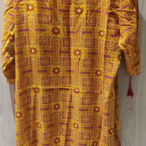 Orange Traditional Kurti